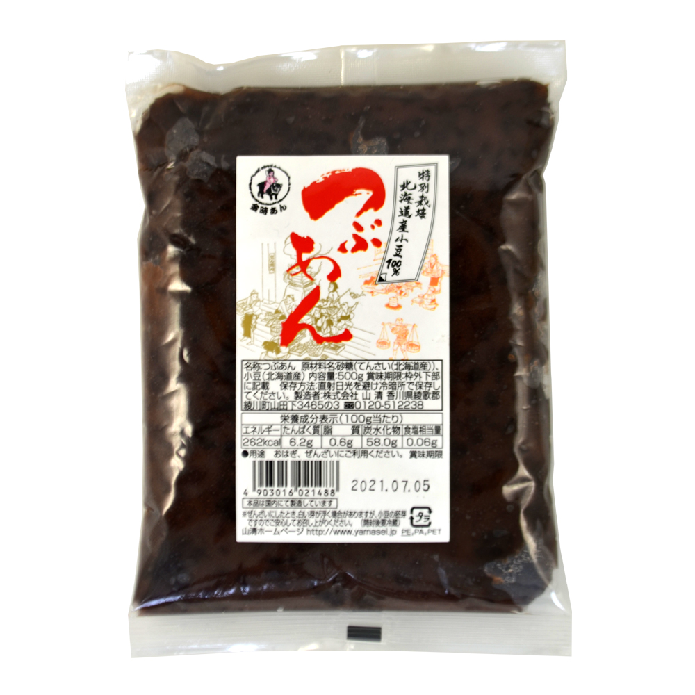 特別栽培小豆 つぶあん500g