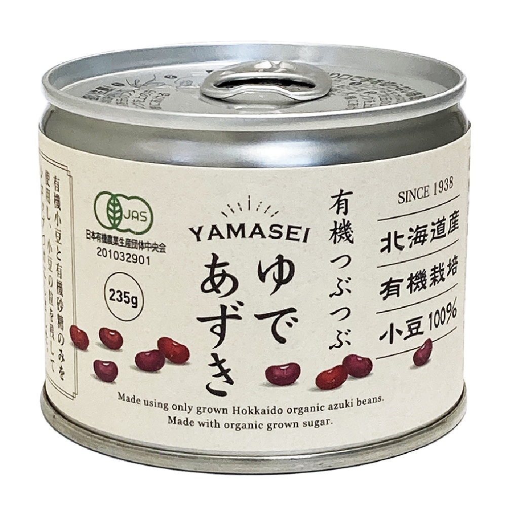 有機つぶつぶゆであずき