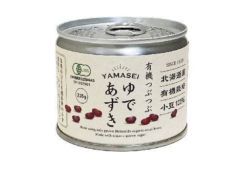 有機つぶつぶゆであずき 新発売‼