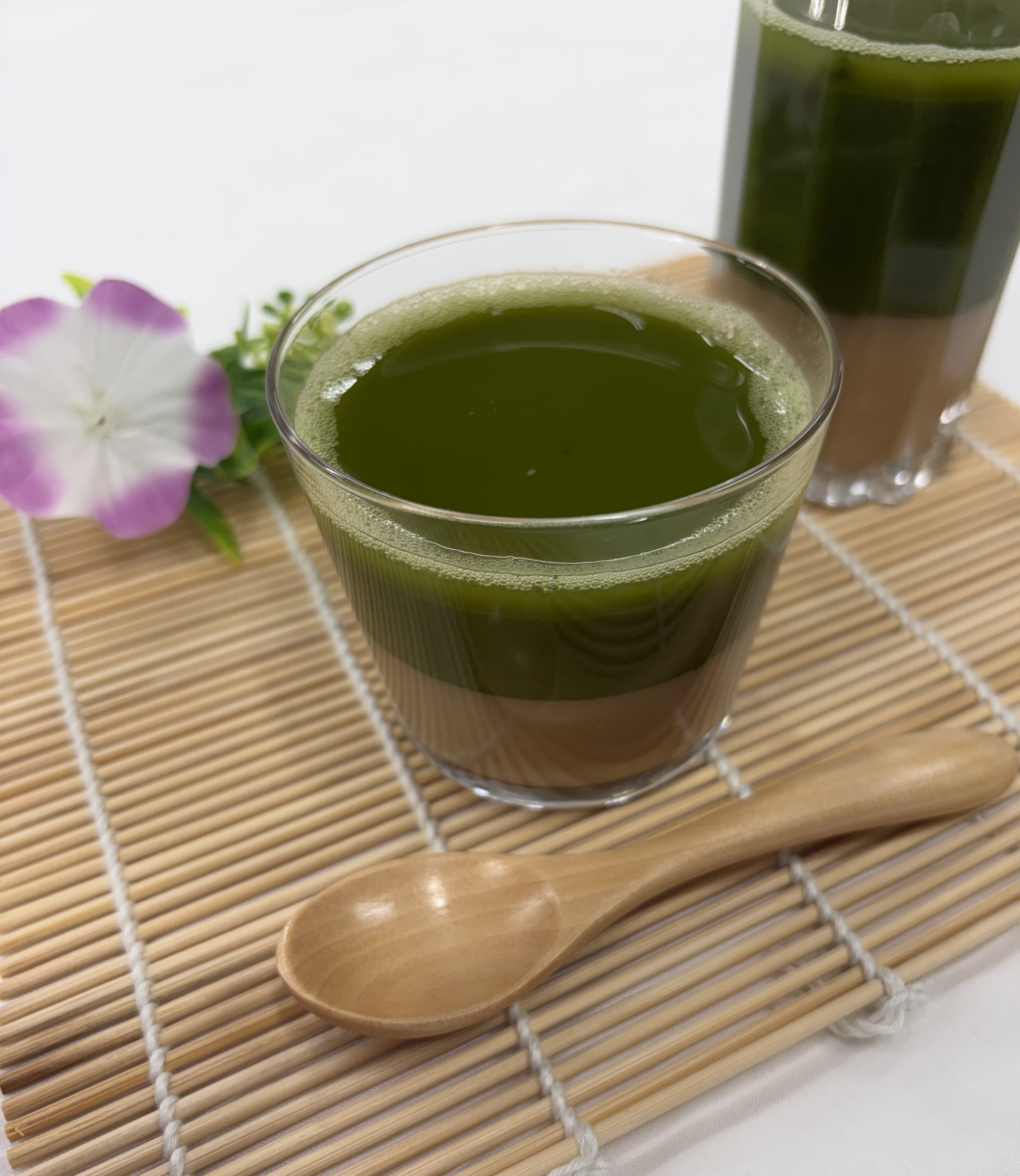 抹茶と白あんの冷やししるこ 抹茶と白あんの冷やししるこ